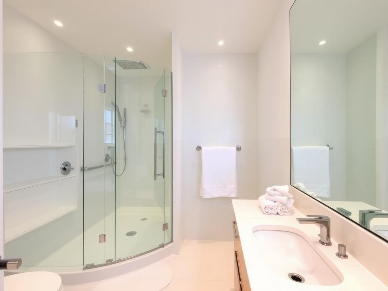 Bathroom after a professional TrueCove deep cleaning